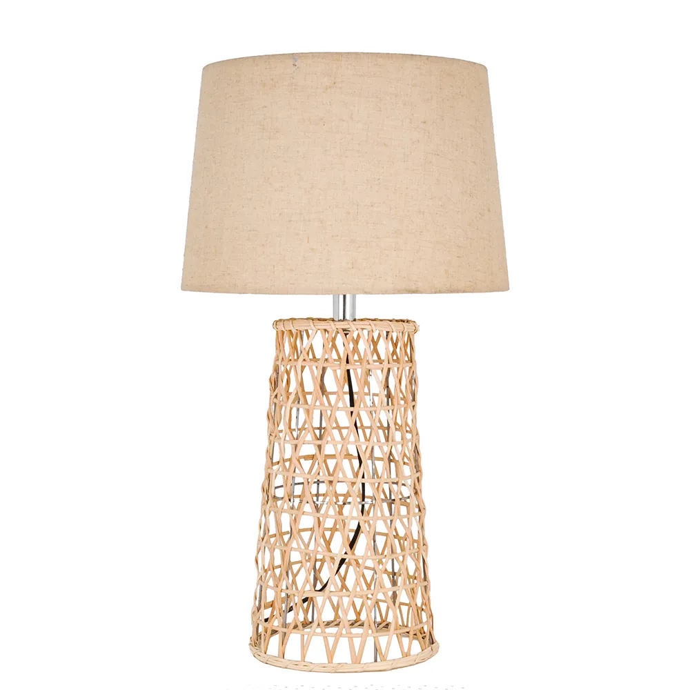Bulk Floor Lamps JH60405 with Woven Rattan-Look Body
