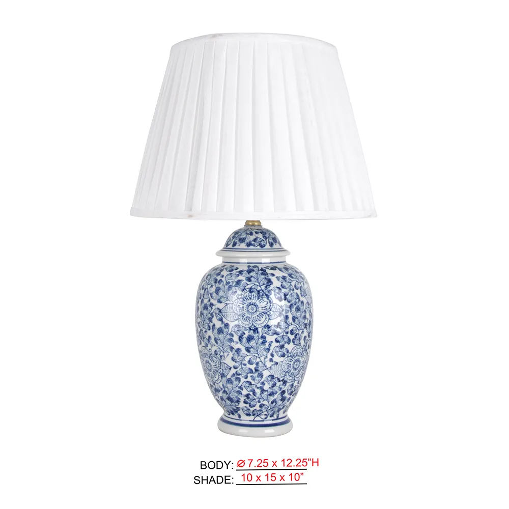 Wholesale Table Lamps LFY6726 | Blue White Porcelain | J.C Home Decor