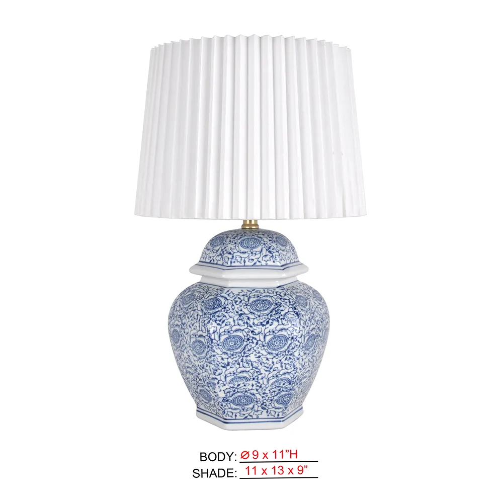 Blue and White Porcelain Table Lamp LFY6741