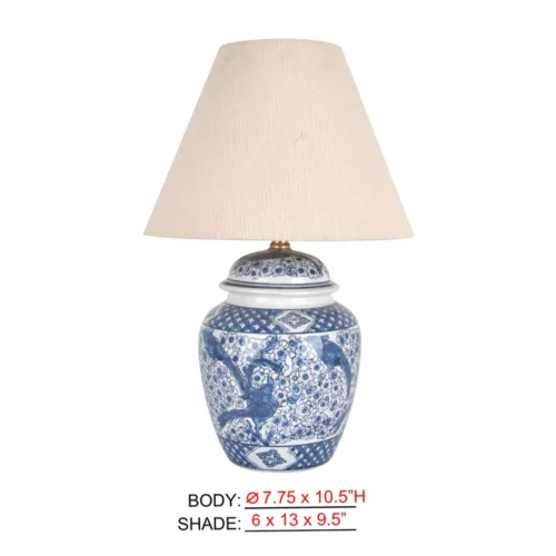 Blue and White Porcelain Table Lamp LFY6760