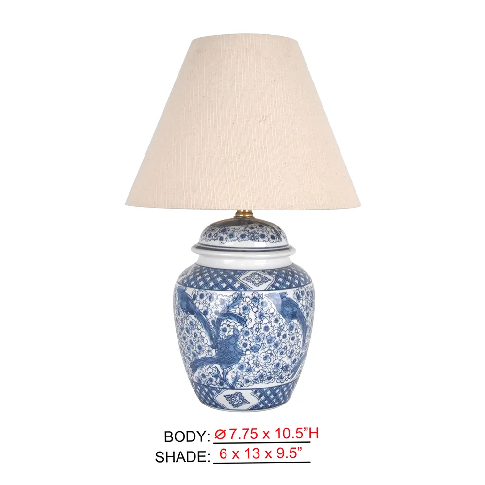Blue and White Porcelain Table Lamp LFY6760