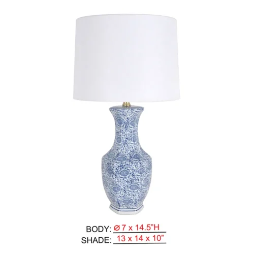 Blue and White Porcelain Table Lamp LFY6761