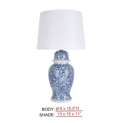Blue and White Porcelain Table Lamp LFY6762