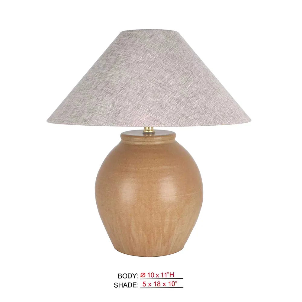 Hand-thrown Ceramic Table Lamp LHM0008A