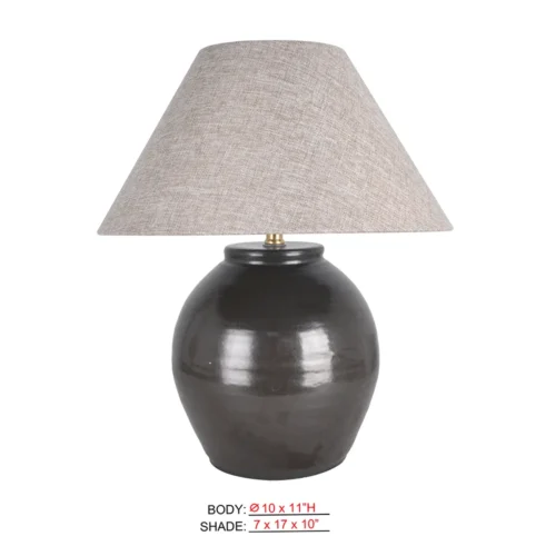 Hand-thrown Ceramic Table Lamp LHM0008B