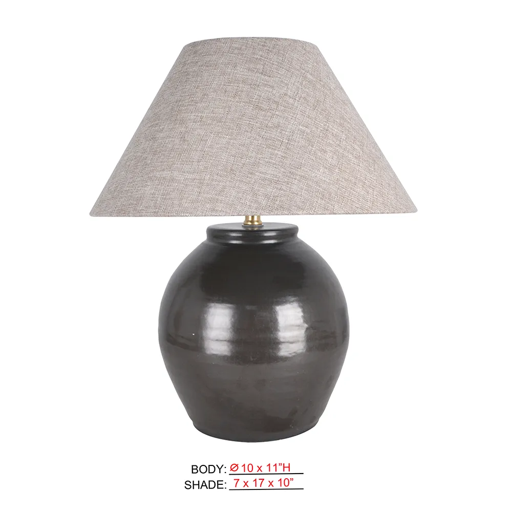 Hand-thrown Ceramic Table Lamp LHM0008B