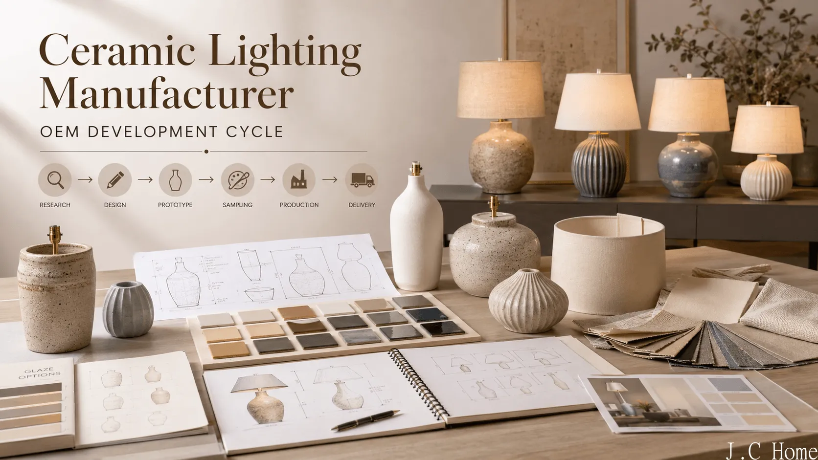 Ceramic Lighting Manufacturer OEM Development Cycle image