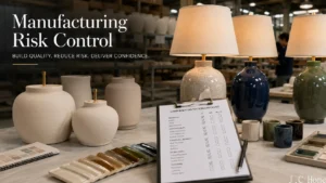 Ceramic Lighting Manufacturer Risk Control Methods image