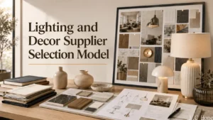 Lighting and Decor Supplier Selection Model image