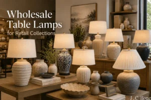 Wholesale table lamps assortment planning for retail collections