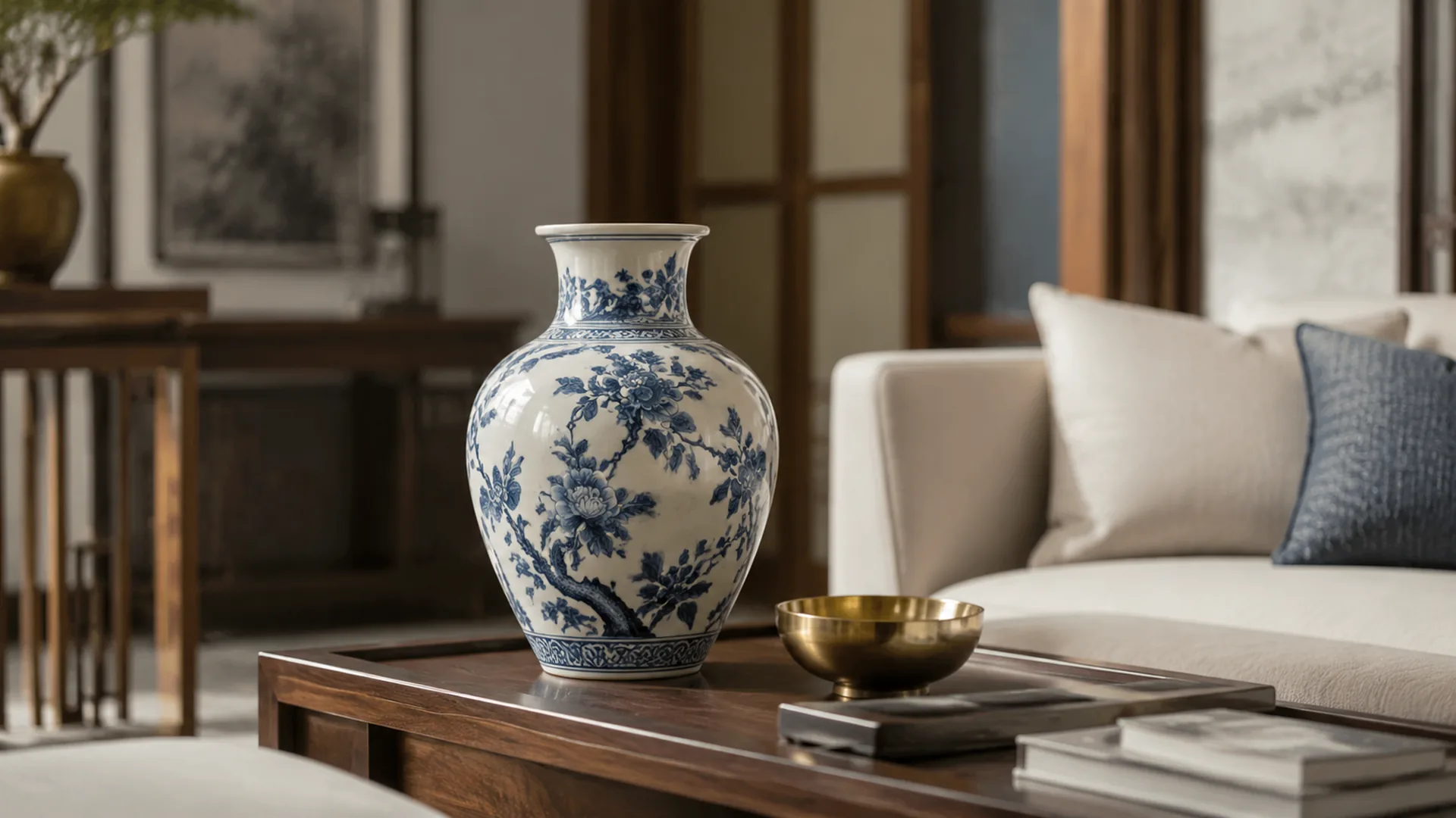 Blue And White Ceramic Vases application and design relationship