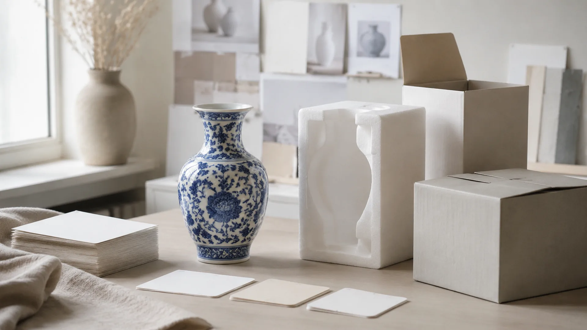 Blue And White Ceramic Vases sample and product brief review