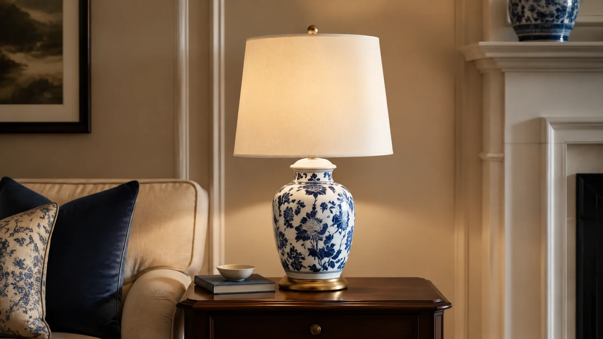 Blue And White Porcelain Table Lamps application and design relationship