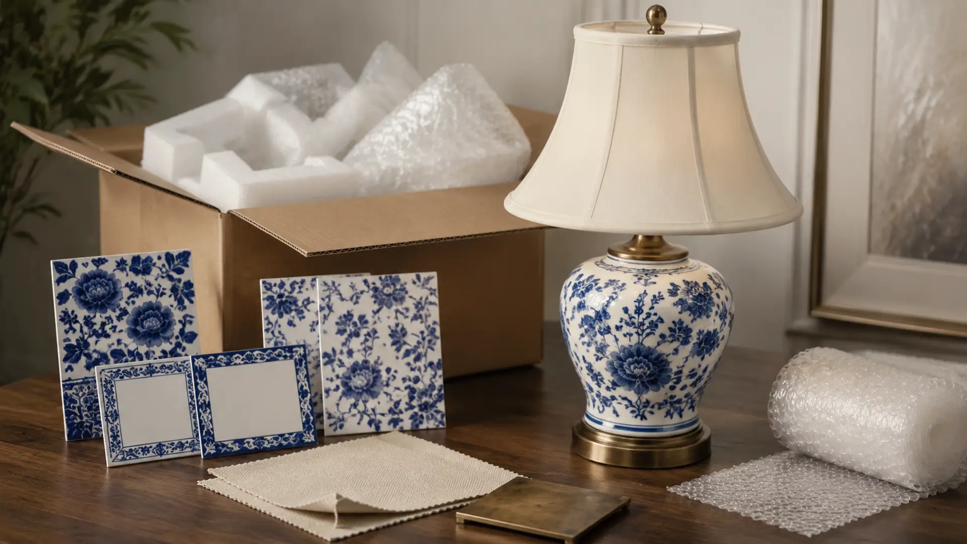 Blue And White Porcelain Table Lamps sample and product brief review
