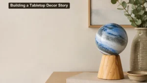 Building a Tabletop Decor Story with Color and Texture cover editorial scene