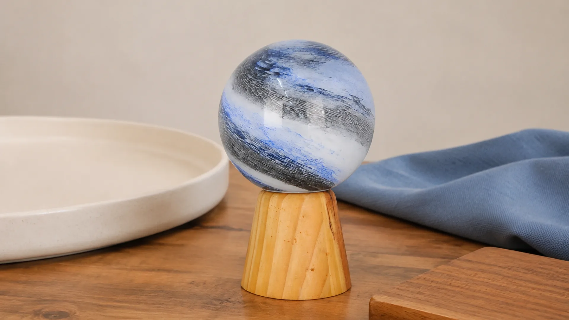 Tabletop Decor Color Story application and design relationship