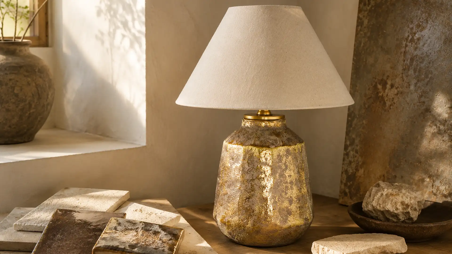 ceramic glaze texture in a distinct application scene