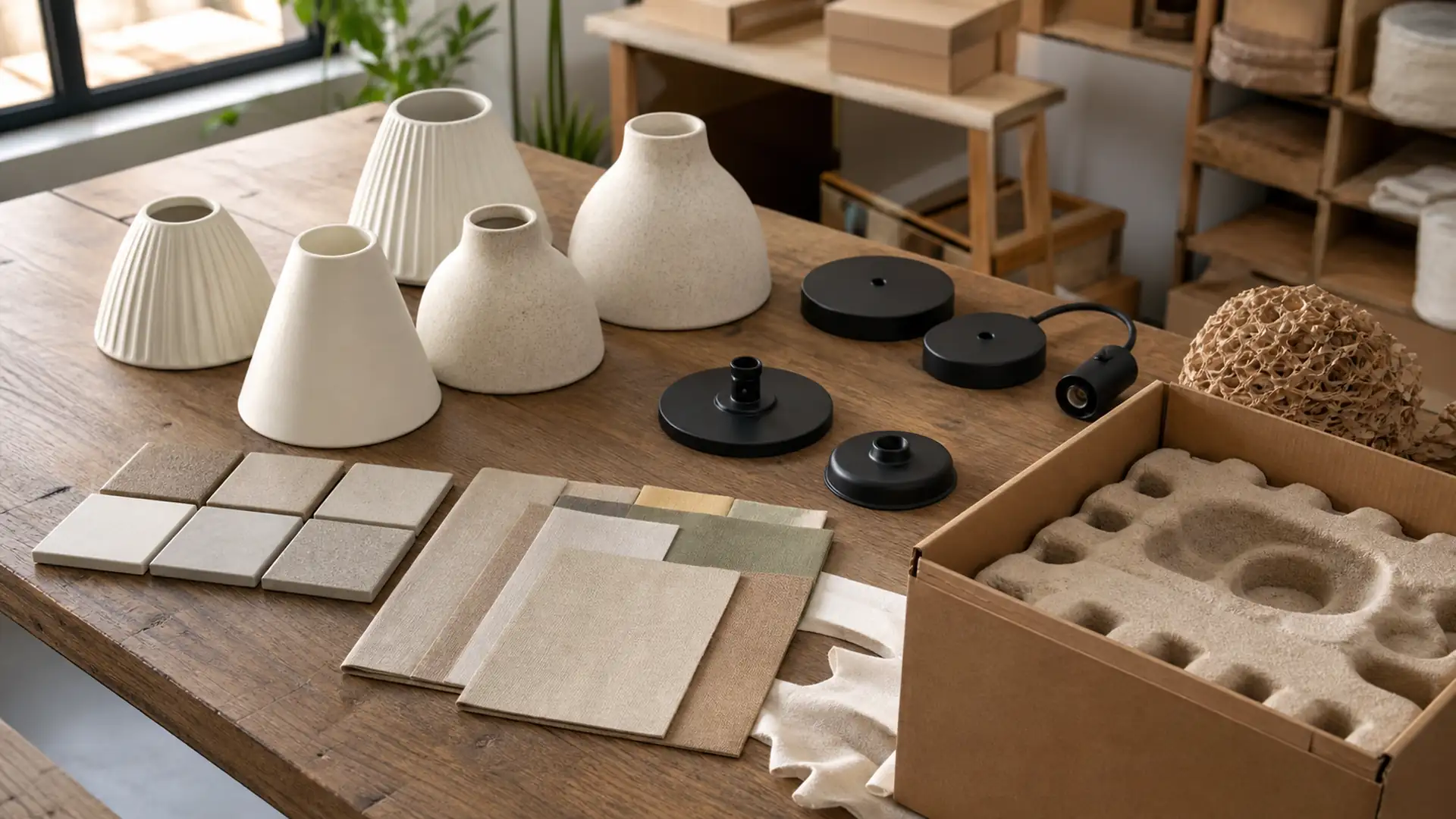 Ceramic Pendant Lights in Warm Minimalist Interiors product review and planning