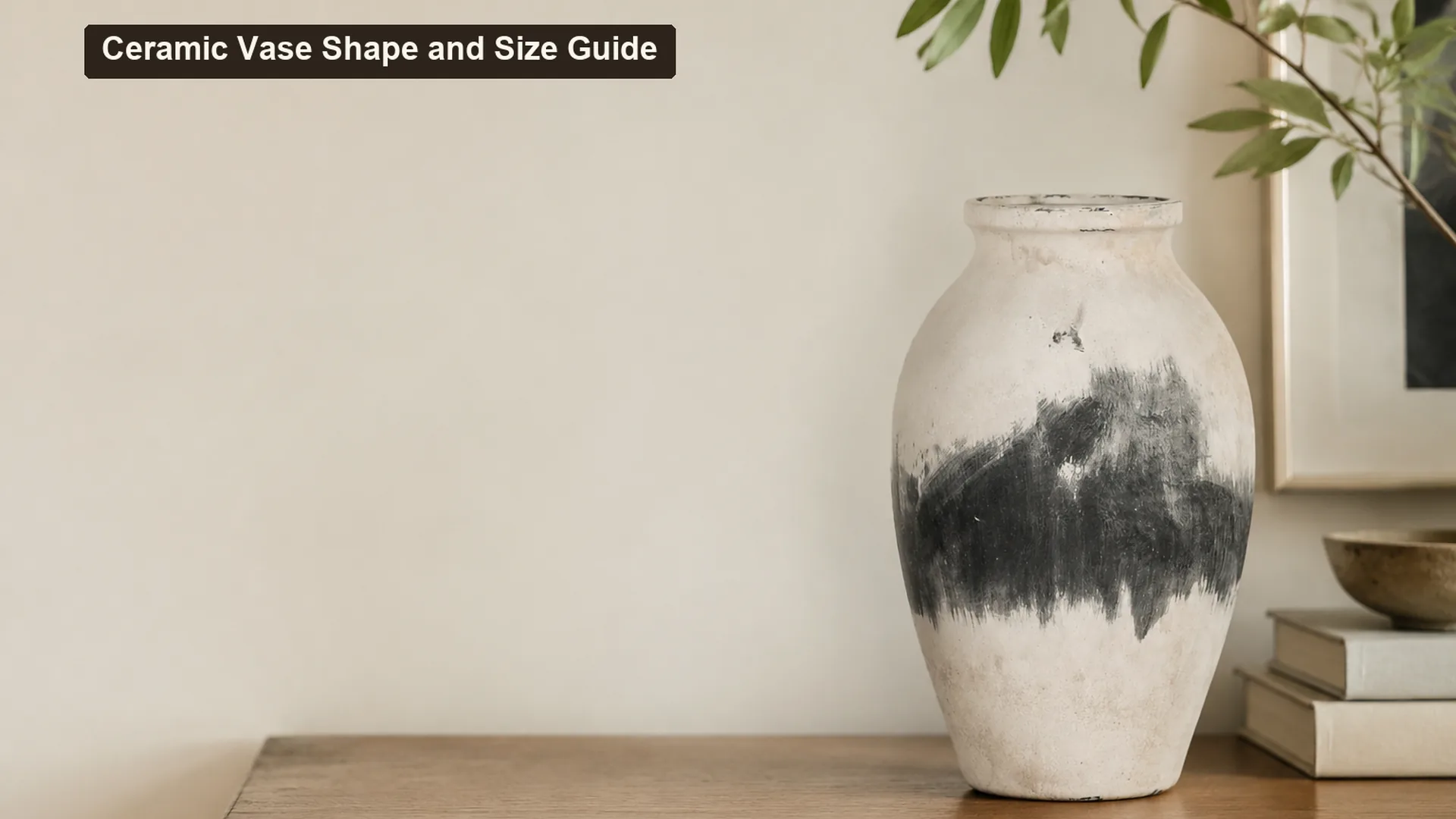 Ceramic Vase Shape and Size Guide cover editorial scene