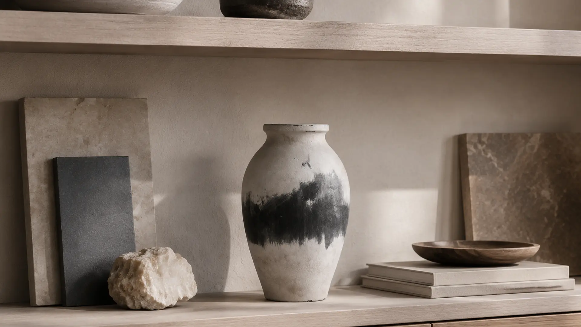 Ceramic Vase Styling Ideas material finish and scale comparison