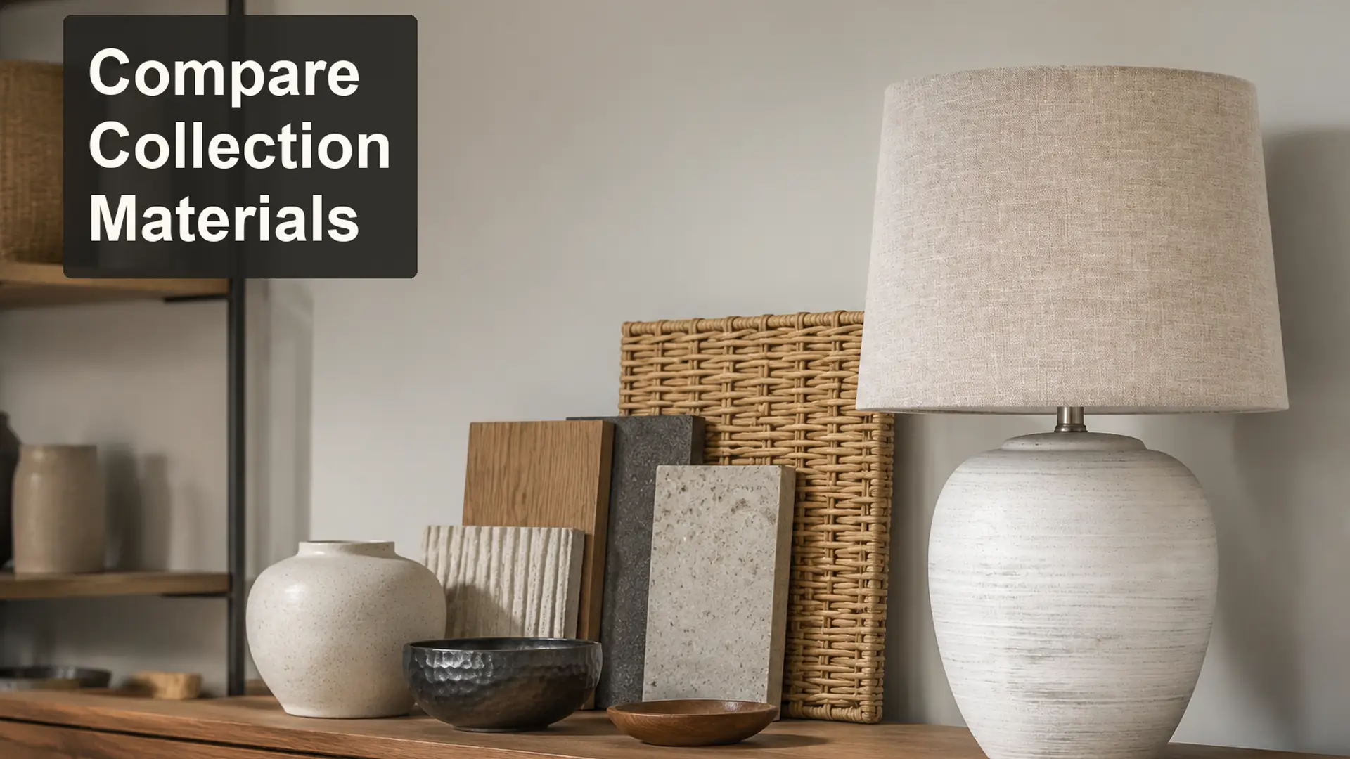 How to Compare Home Decor Materials Across a Collection editorial cover scene