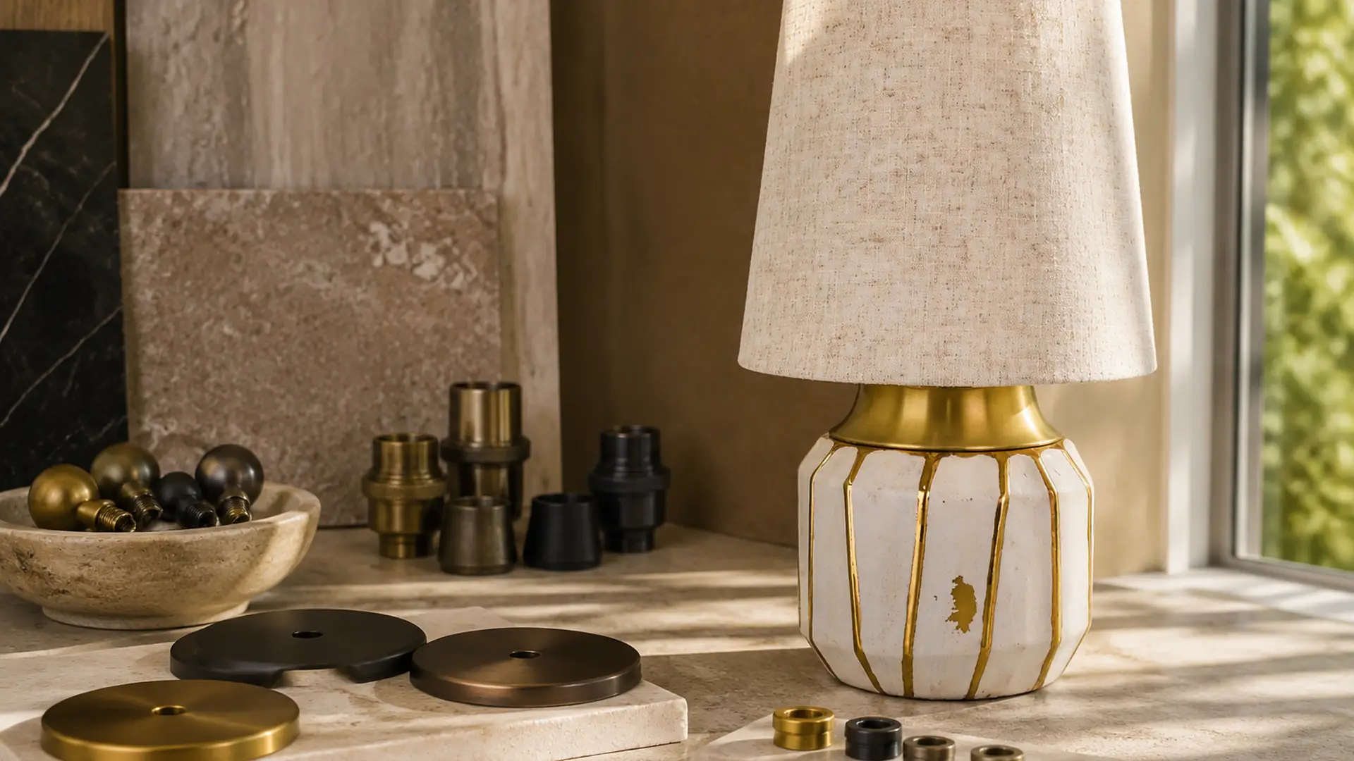 hardware finishes in a distinct application scene