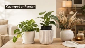 Cachepot vs Planter: Drainage, Liners, and Use editorial featured image