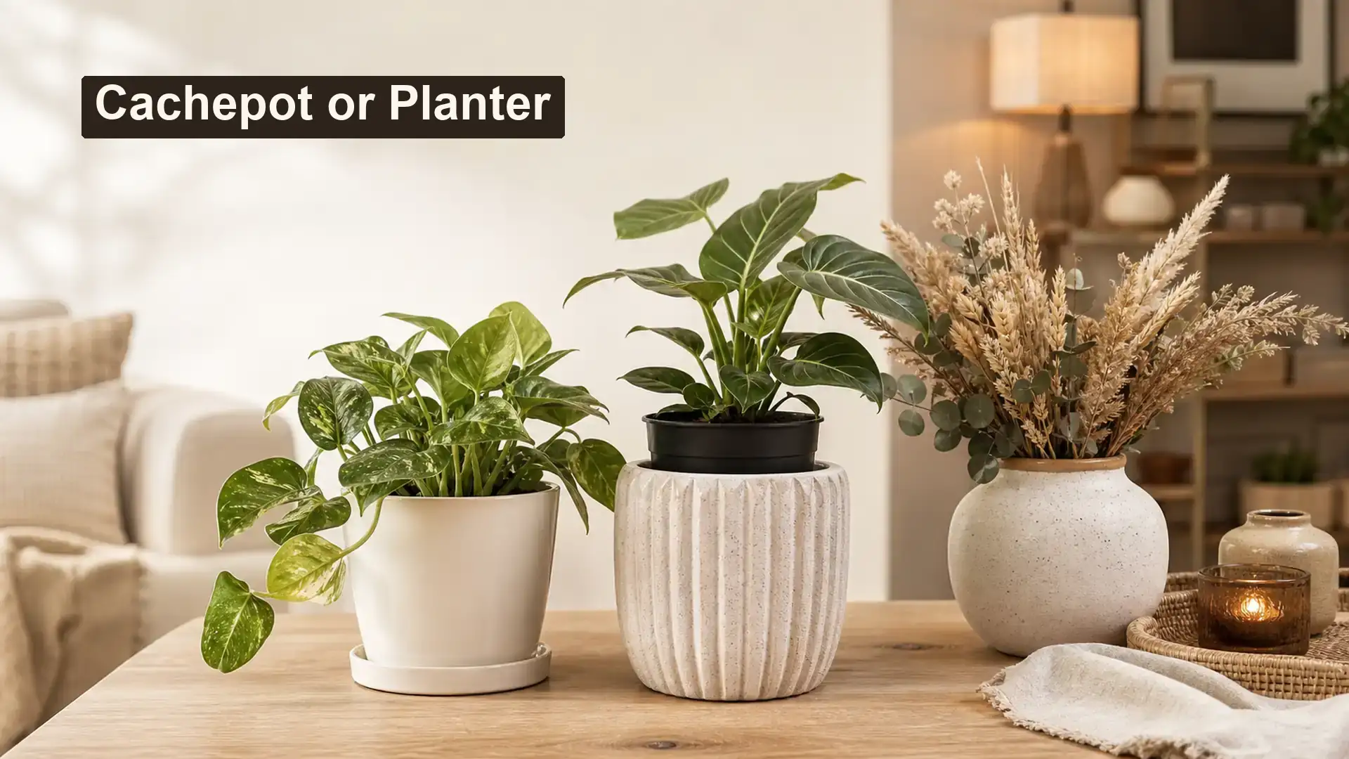 Cachepot vs Planter: Drainage, Liners, and Use editorial featured image
