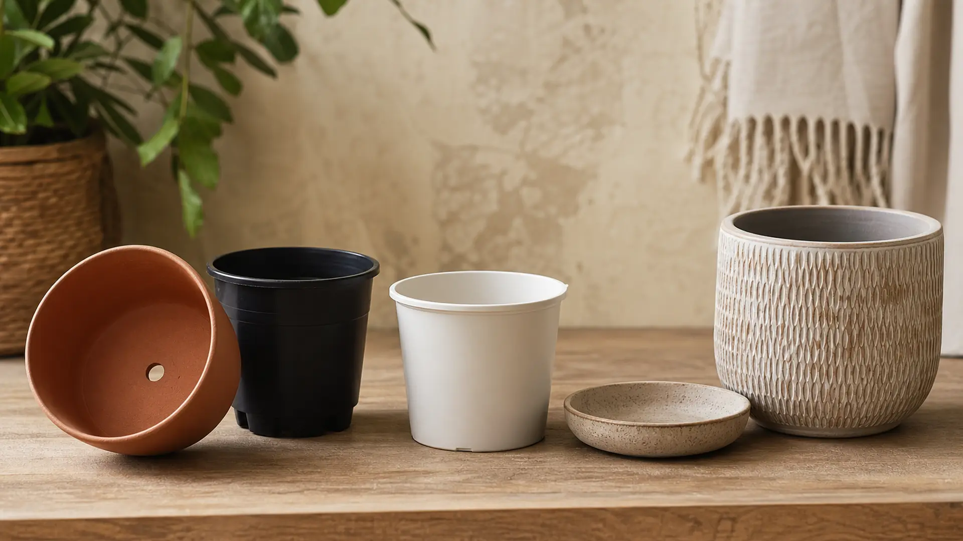 Cachepot vs Planter: Drainage, Liners, and Use material and finish direction