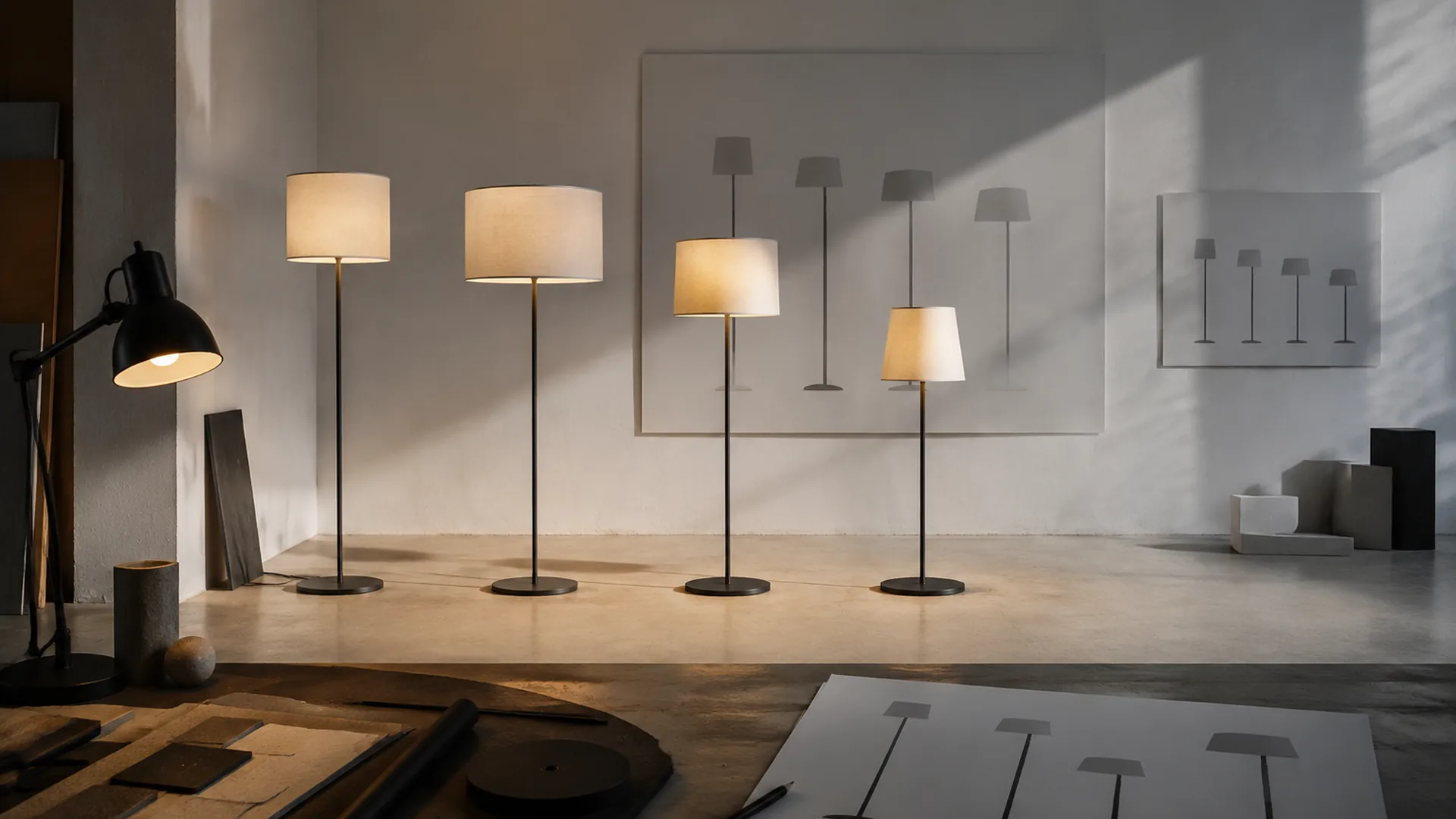 floor lamp shade proportion product brief and review process