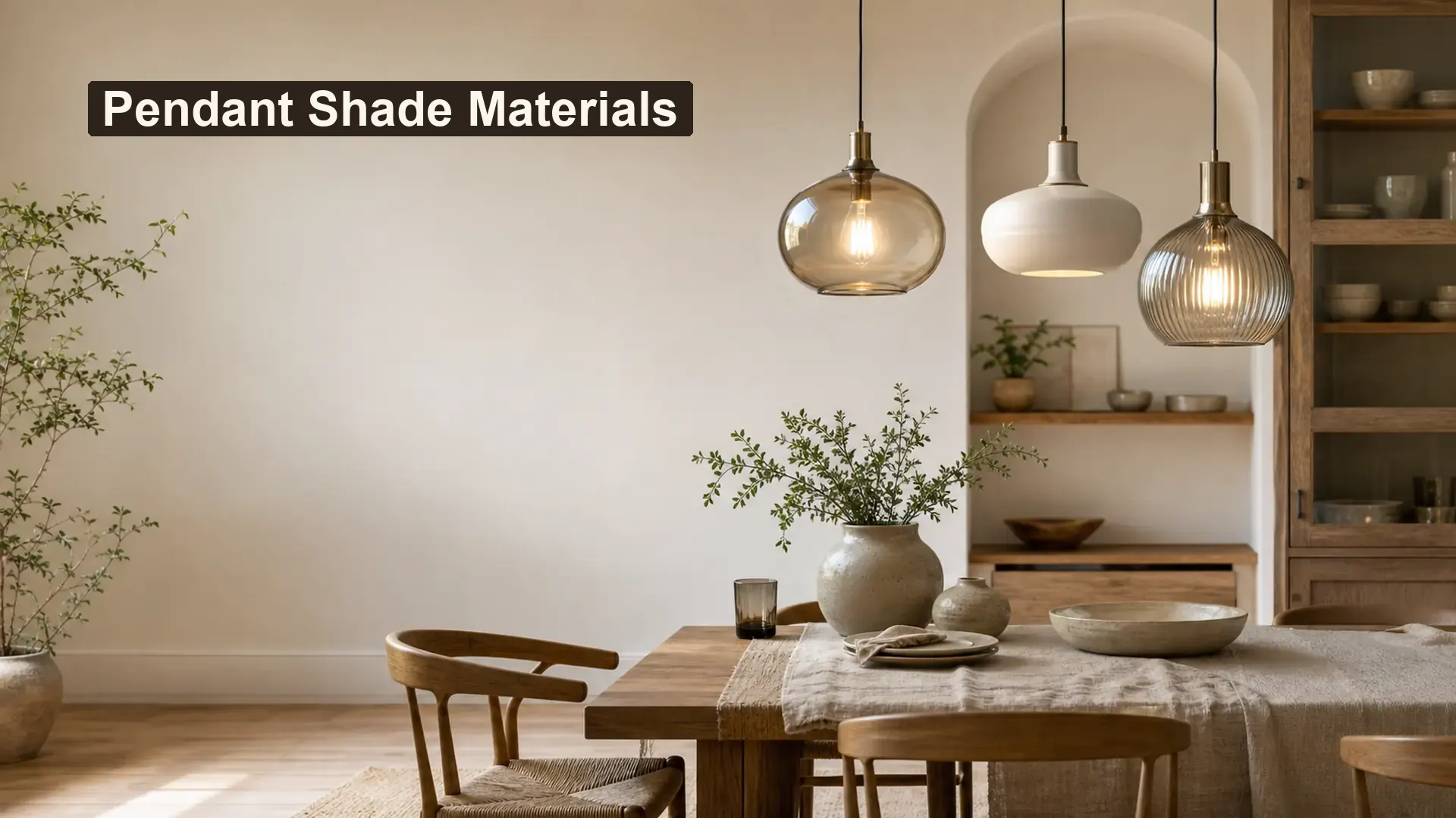 Pendant Shade Materials: Glass, Metal, and Ceramic editorial featured image