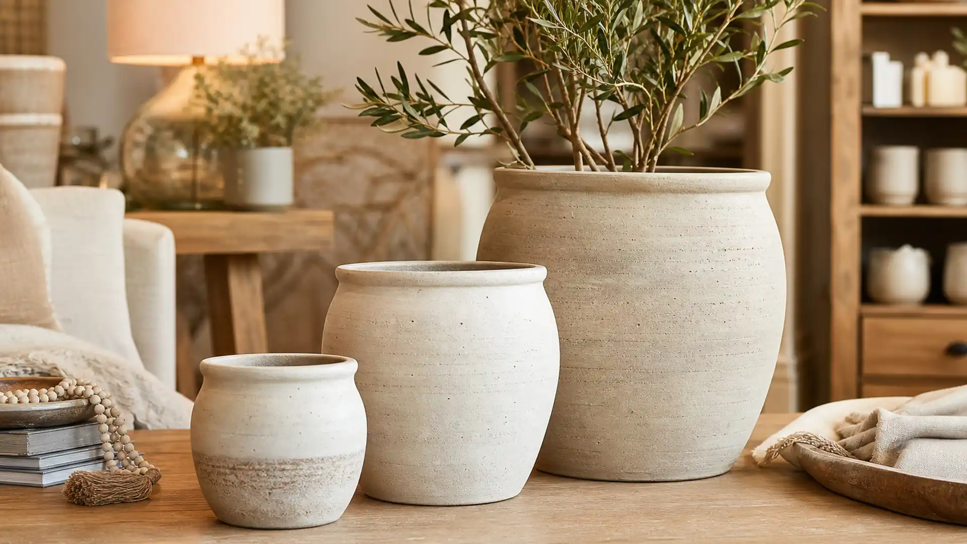 Ceramic Pot Size Sets for Layered Displays application comparison