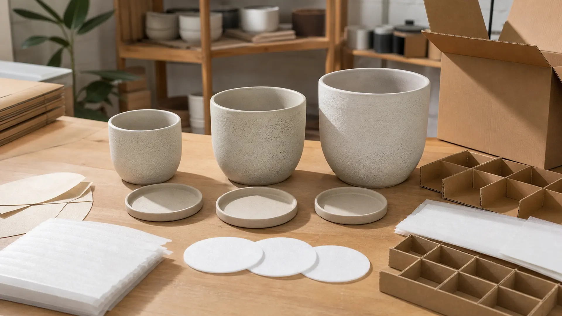 Ceramic Pot Size Sets for Layered Displays product review and planning