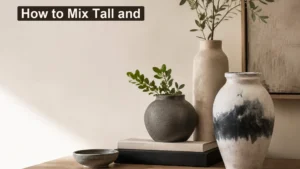 How to Mix Tall and Short Vases in One Display cover editorial scene