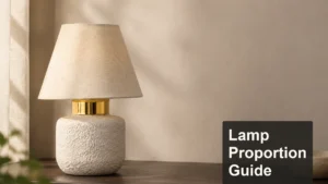 Lamp Body and Shade Proportion Explained editorial cover scene