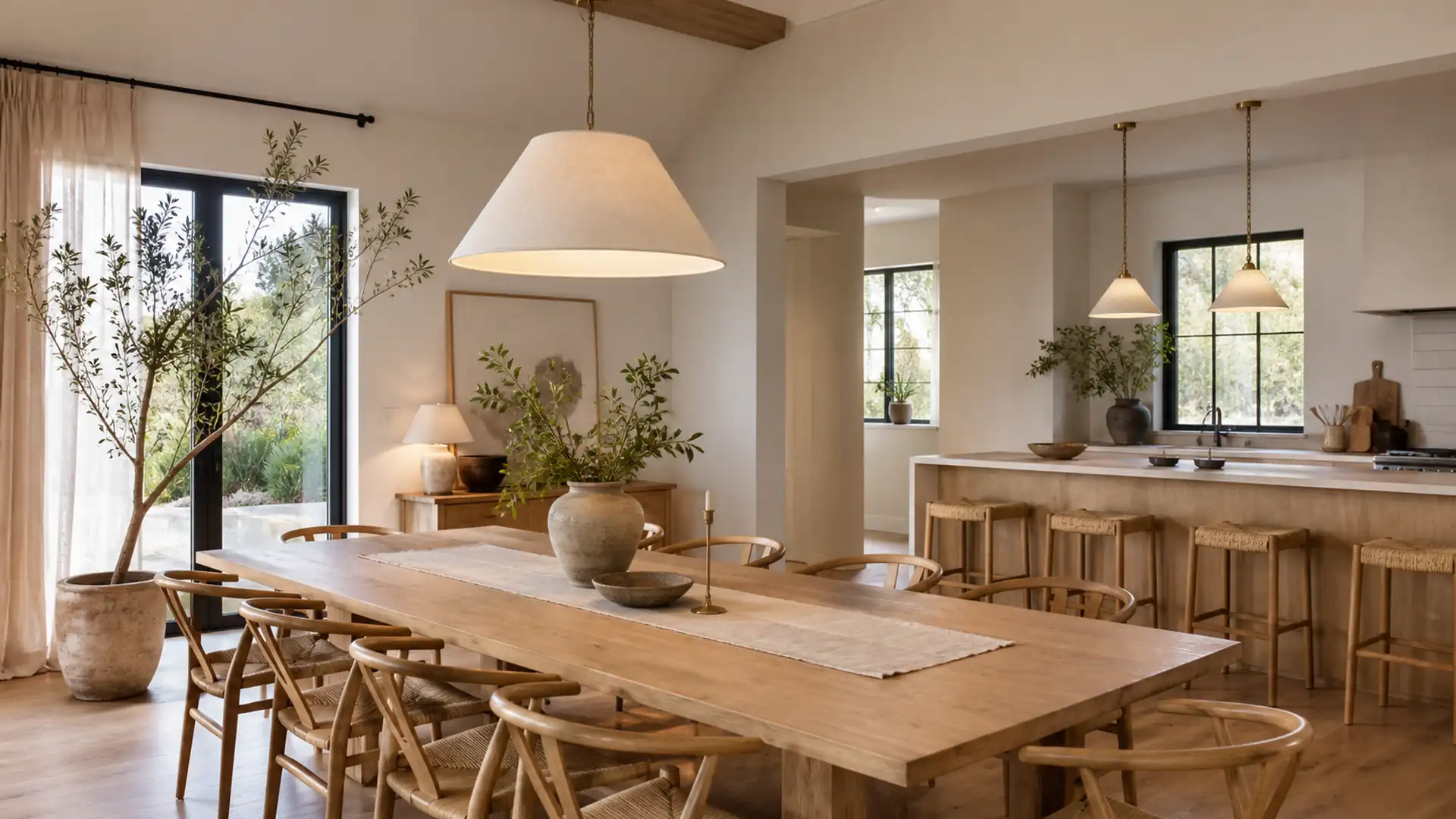 Layering Pendant Lights Above Dining Tables application comparison