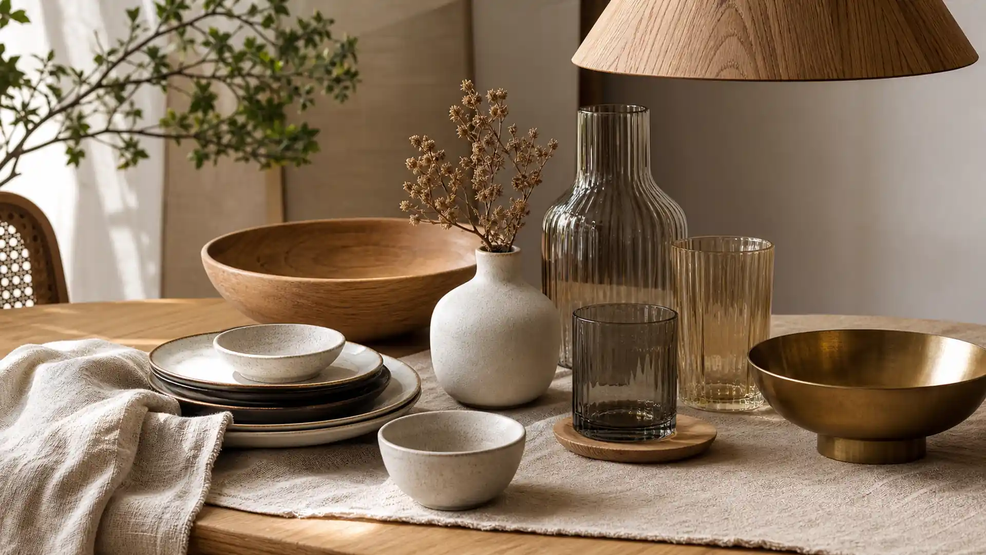 Layering Pendant Lights Above Dining Tables material and finish direction