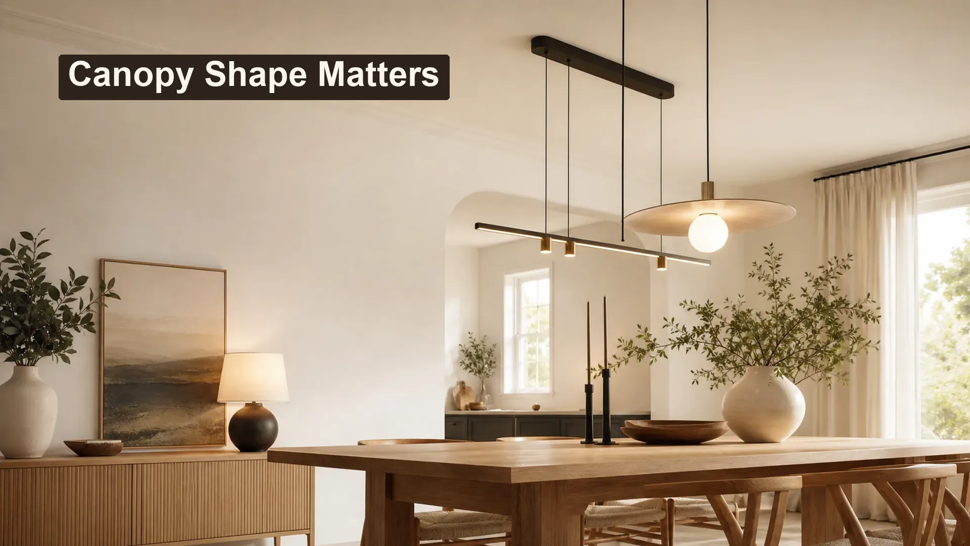 Pendant Light Canopy Shapes and Design Impact editorial featured image