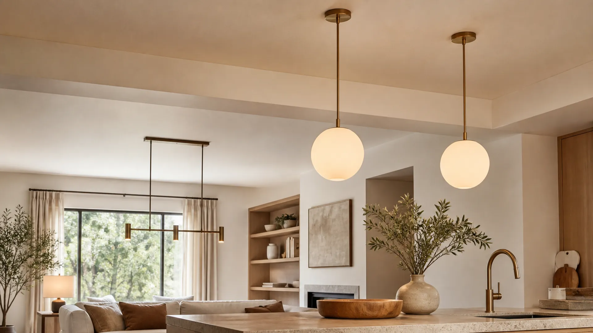 Pendant Light Canopy Shapes and Design Impact application comparison