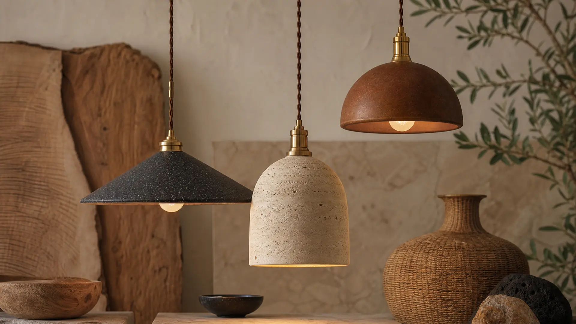 Pendant Light Clusters for High-Ceiling Spaces material and finish direction