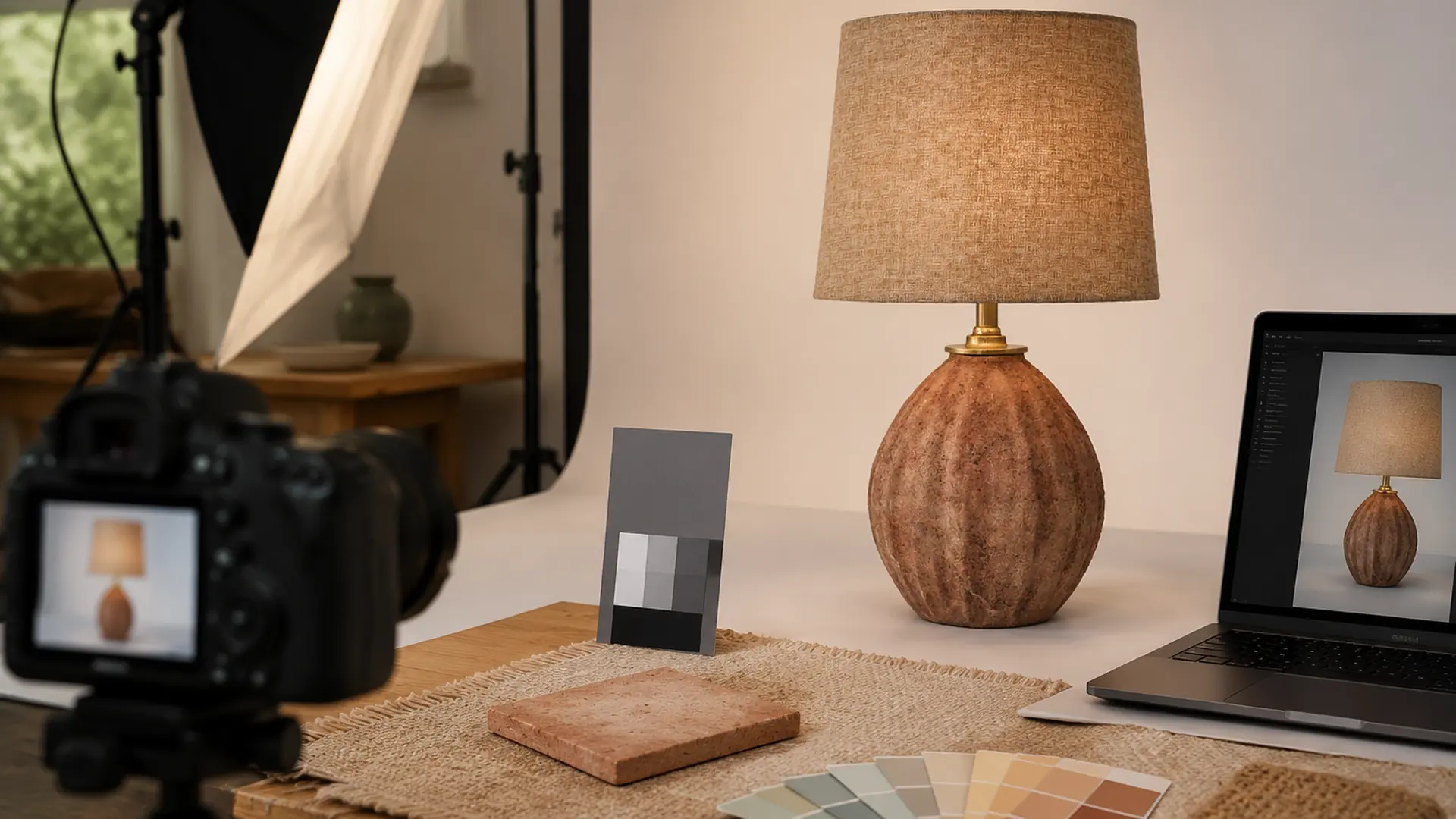 product photography color product brief and review process