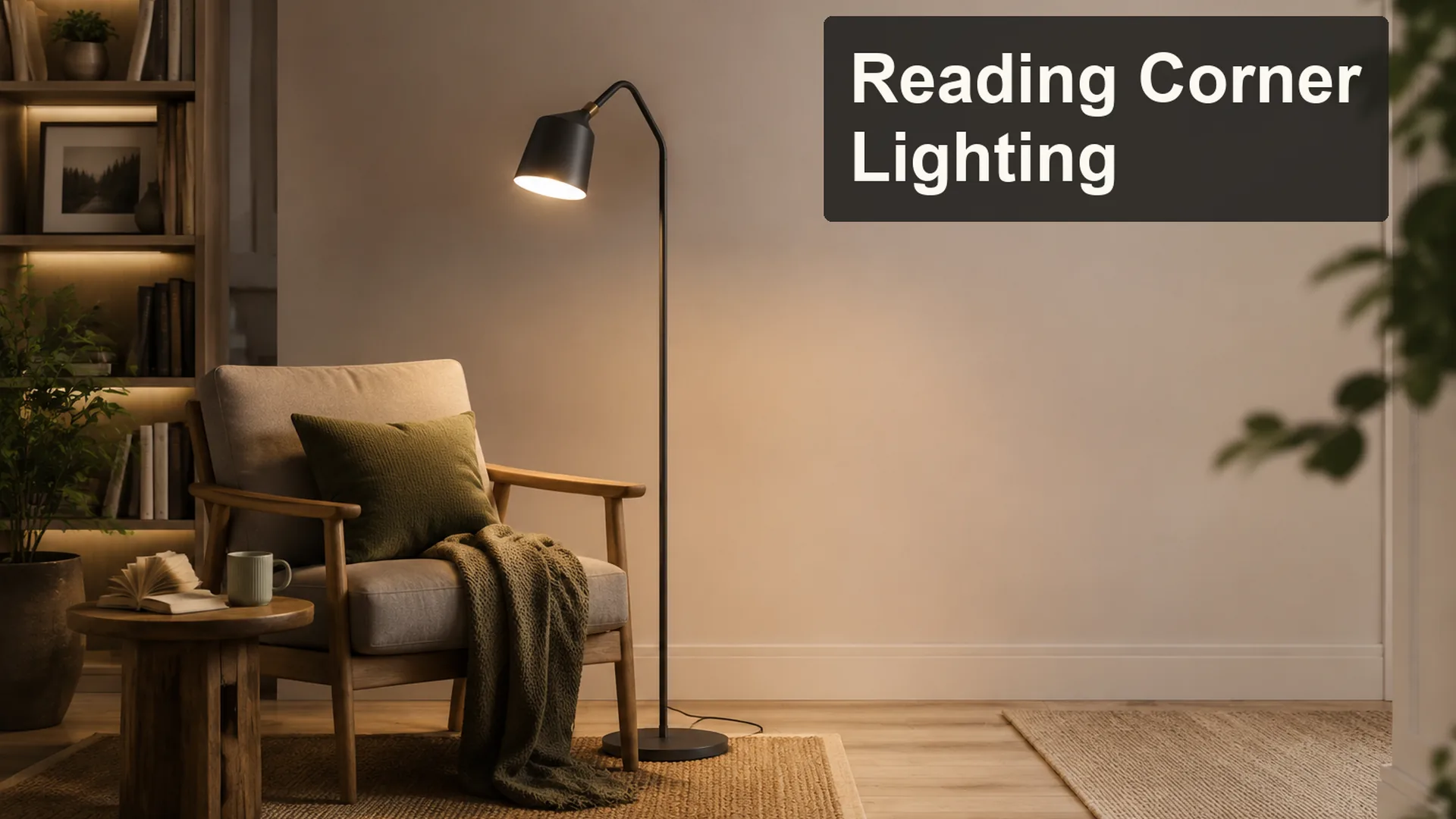 Slim Floor Lamps for Reading Corners editorial cover scene