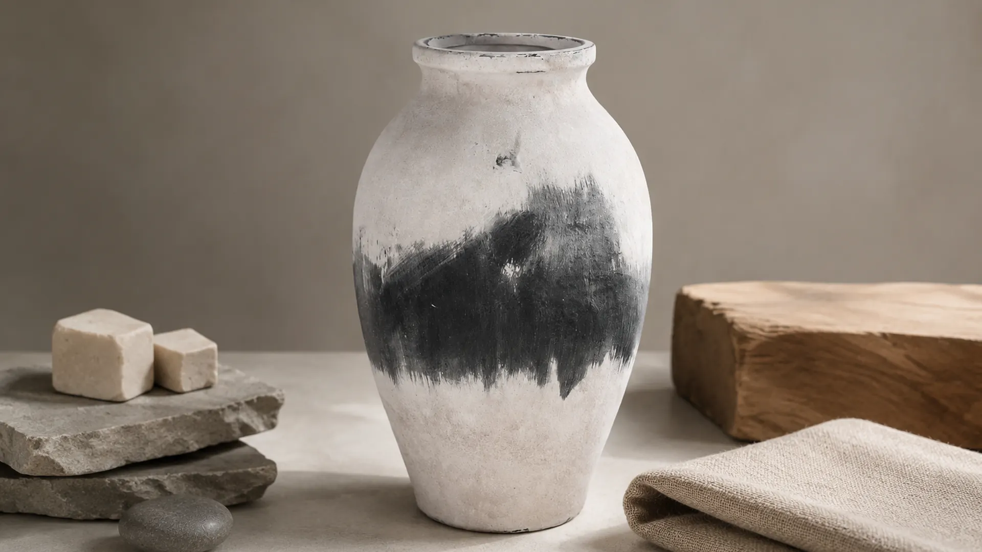 Ceramic Vase Opening Size material finish and scale comparison
